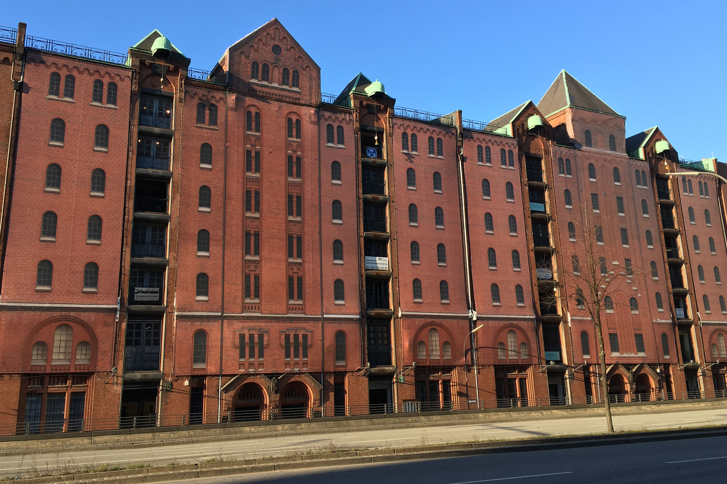 Speicherstadt Block X Straßenseite