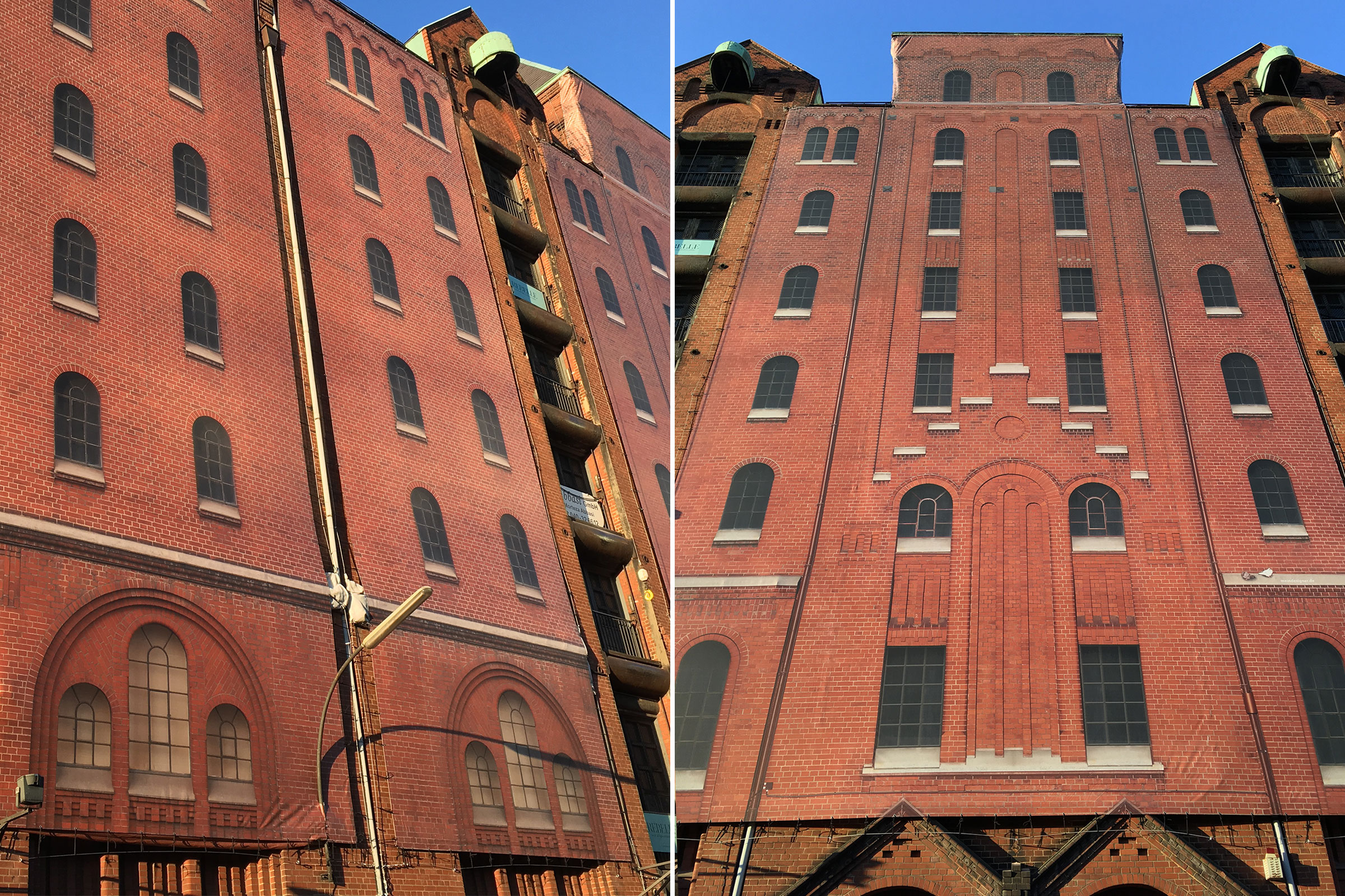 Speicherstadt Block X Straßenseite