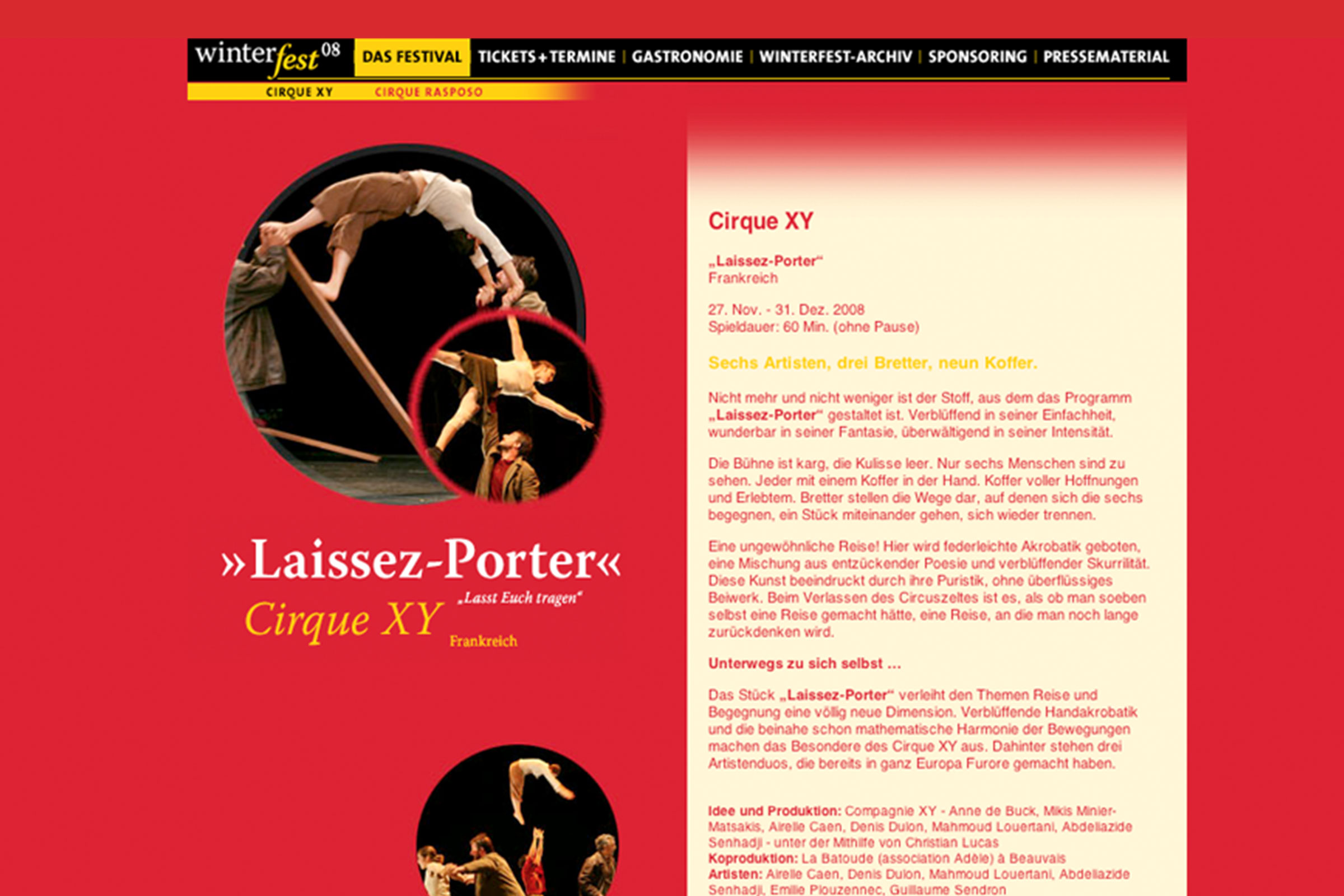 Winterfest im Volksgarten Salzburg, Website
