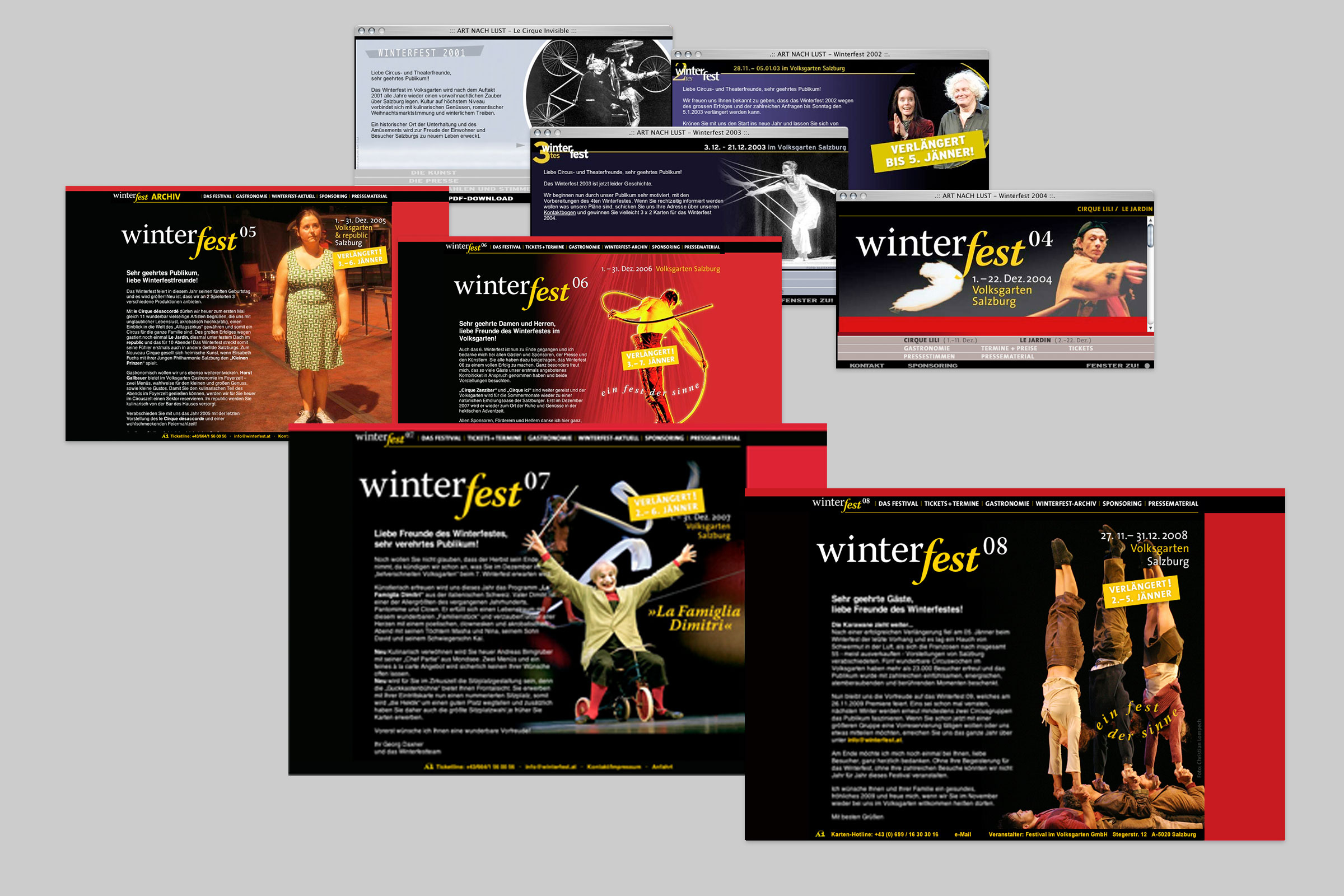 Winterfest im Volksgarten Salzburg, Website